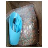 Leca Clay Pebbles 8.8lbs 6-7mm Multicolor Clay Balls for Plants
