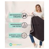 Radia Smart® Grey Cotton Blanket | EMF Protection, Anti-Radiation