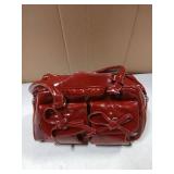 Juoxeepy Ita Bag Cute Bow Purse Aesthetic Japanese Shoulder Bag Faux Leather Tote Bag Y2k Red Handbag Purse