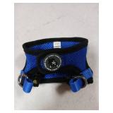 EcoBark Step in Dog Harness Reflective Soft Ultra Padded Mesh Dog Harnesses for XXS, XS, Small, and Medium Dogs Eco-Friendly Comfort Secure Halter No Pull Adjustable Pet Vest (XXXS, Royal Blue)