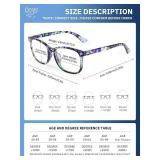 CCVOO Reading Glasses for Women/Men, Eyeglasses, Blue Light Readers for Women/Men, Computer Eye Glasses, Cheaters