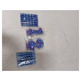 MTLEE 13 Pcs Video Game Birthday Candles Gaming Party Toppers for Cake Blue Purple Number Candle Battle Boys Birthday Cake Topper Decoration Party Supplies(Number 12)