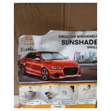 EcoNour Car Windshield Sun Shade | 2025 Upgraded Innovative No-Light-Pass Technology for Maximum Coverage | Foldable Sun Shade Keeps Your Vehicle Cool | Must-Have Car Accessories | Small (59" x 29")