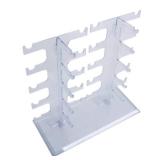 JoySee 1 X sunglasses organizer eyeglasses rack glasses holders acrylic Glasses hoder Display hold Stand, Water Clear Transparent