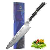 Sunnecko Utility Knife 5 Inch, Paring Knife Damascus Steel VG-10 Blade, Small Kitchen Knife for Cutting Fruit Vegetables Gift Box