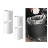 Yourkar 2Packs Trash Liner Refills (60 Count), Watertight Thickened Mini Trash Can Bags, Transparent Desktop Trash Bin Liners Garbage Bags for Cars Office Home, Car Accessories