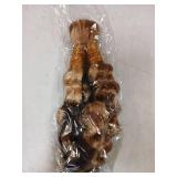 Flagship Human Braiding Hair for Boho Braids 16 Inch 2 Bundles 100g Deep Wave Bulk Human Boho Hair for Braiding 12A Virgin Curly Human Hair for Boho Knotless Braids Human Hair Bundles P27/613