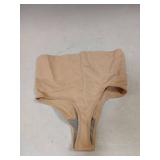 Womens Thong Shapewear Mid to High Waisted Shaper Thong WN0017(01#A Beige#mid Waisted Wire,Medium)