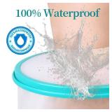 CIVJET Cast Covers for Shower Leg, Waterproof Cast Cover for Showering, Cast Protector for Shower Leg Adult, Shower Boots for Foot after Surgery, Ankle, Foot (Diameter - 7.9")