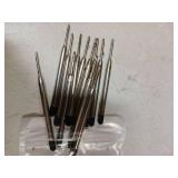 12 Pieces Pen Refills Black Ink 1.0mm Medium Point Metal Ballpoint Refill Smooth Writing Pen Refills Replacement Refills for Retractable Ballpoint Pen School Office Supplies (Black)