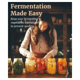Elementi Fermentation Weight Set of 2 Easy Grip Glass Weights for Fermenting, Perfect Pickling & Canning Weights for Wide Mouth Mason Jars, Durable Soda-Lime Glass for Sauerkraut, Kimchi & More