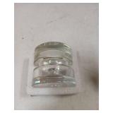 Elementi Fermentation Weight Set of 2 Easy Grip Glass Weights for Fermenting, Perfect Pickling & Canning Weights for Wide Mouth Mason Jars, Durable Soda-Lime Glass for Sauerkraut, Kimchi & More