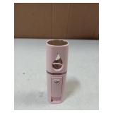 GIVERARE Nano Facial Steamer, Handy Mini Mister with Mirror, USB Rechargeable Mist Sprayer, Visual Water Tank Moisturizing&Hydrating for Face, Makeup, Skin Care, Eyelash Extensions-Pink