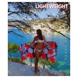 ECCOSOPHY Microfiber Beach Towel -Sand Free Towels are Quick Dry, Light Weight, Super Absorbent-Perfect Pool, Travel, Cruise, Camping Essentials - Oversized Extra Large for Adults (Fiji)