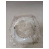 NICOR Lighting 6 inch White Recessed Shower Trim with Glass Fresnel Lens (17502)