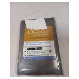 OWENIE Gray Sheer Curtains, Sheer Curtains 63 inch Length 2 Panels Set, Rod Pocket Voile Fimly Sheer Drapes for Living Room/Bedroom, 2pcs, Each 42" W x 63" L