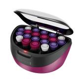 Remington Ionic Conditioning Hair Setter, 20 Velvet Hair Rollers, 6 Large (1¼), 10 Medium (1"), 4 Small (¾), Blowout Style Hair Curlers Powers On