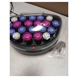 Remington Ionic Conditioning Hair Setter, 20 Velvet Hair Rollers, 6 Large (1¼), 10 Medium (1"), 4 Small (¾), Blowout Style Hair Curlers Powers On