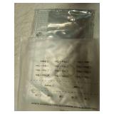 AmazerBath Heavy Duty Shower Curtain Liner 12 Gauge, 72 x 78 Inches Clear Shower Curtain Liner with 3 Clear Stones and 12 Grommet Holes, Weighted Plastic Shower Liner
