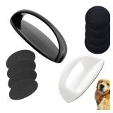 OldSerenWay Dog Nail File Board Stress Free Handheld Scratch Pad for Dogs Portable Pet Nails Trimming Grinding Tool 2 Pack Each with 4 Pcs Replaceable Sandpapers