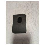 Magnetic Card Wallet Holder with MagSafe for iPhone 17/16/15/14/13/12 Series,RFID Blocking Vegan Leather,Black