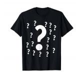 Question Marks Punctuation, Multiple T-Shirt Size M