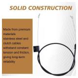Wellsking 946-0957 746-0957 Lawn Mower Blade Control Cable for MTD Troy Bilt Craftsman Bolens Yard Man Yard Machines Push Mower 50-Inch Cable Control