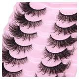 Fox Eye Lashes Wispy Faux Mink Lashes Volume Fairy Cat Eye Lashes That Look Like Extensions Spiky Fake Eyelashes Natural Look
