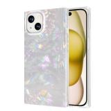 Cocomii - Rectangle Case Compatible with iPhone 15 Plus/14 Plus - Opalescent Pearl, Glitter Sparkle, Women Girls Men, Protective Phone Case for iPhone 15 Plus/14 Plus 6.7 inch, Iridescent Cellophane