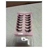 Fox Eye Lashes Wispy Faux Mink Lashes Volume Fairy Cat Eye Lashes That Look Like Extensions Spiky Fake Eyelashes Natural Look