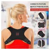 Mxtrif Posture Corrector for Women and Men, Adjustable Back Brace for Spine Alignment and Posture Support
