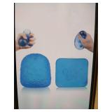 Stress Cube Squishy Balls 2pk Blue