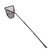Fiblink 118 inches Folding Fishing Landing Net Fish Net with Extending Telescoping Aluminum Pole Handle (59-118 inches)