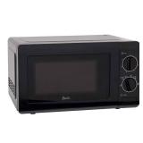 Avanti MM07V1B Microwave Oven 700-Watts Compact Mechanical with 5 Power Settings, Defrost, Full Range Temperature Control and Removable Glass Turntable, 0.7-Cu.Ft, Black