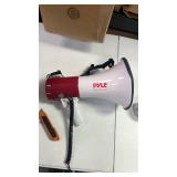 Pyle Portable Megaphone Speaker PA Bullhorn-Built-in Siren, 50W Adjustable Volume Control &1200 Yard Range-Ideal for Any Outdoor Sports, Cheerleading Fans & Coaches or for Safety Drills - PMP52BT