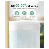 Baby Bottle Sterilizer | Esterilizador de Biberones, 6-in-1 HAUTURE Bottle Sterilizer and Dryer, Electric Steam Bottle Sanitizer for Baby Stuffs, Baby Bottles & Breast Pump Accessories