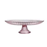 Fortessa Archie Serveware, Large Cake Stand, 13\", Pink
