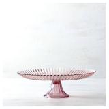 Fortessa Archie Serveware, Large Cake Stand, 13\", Pink