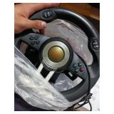PXN PC Racing Wheel, V3II 180 Degree Universal Usb Car Sim Race Steering Wheel with Pedals for PS3, PS4, Xbox One, Xbox Series X/S, Switch (Black)