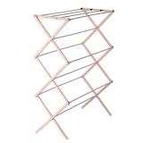 Household Essentials 5001 Collapsible Folding Wooden Clothes Drying Rack For Laundry | Pre Assembled