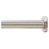 Ivilon Tension Curtain Rod - Spring Tension Rod for Windows or Shower, 24 to 36 Inch. Brushed Nickel