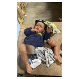 iCradle Reborn Baby Dolls Boy Black Biracial African American Realistic Newborn Baby Dolls Lifelike Ethnic Silicone Reborn Toddler Doll Toy Accessories Gift for Collection & Kids Age 3+