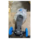 ZIFFY Kids Scooter for Boys & Girls Features LED Light-Up Wheels, 4 Adjustable Height Handlebars, and Lean-to-Steer Design with Anti-Slip Wide Surface for Stability - Up to 110LBS(Blue)