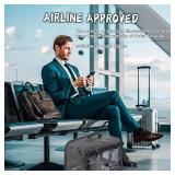 Suertree Bird Carrier Airline Approved, Bird Travel Cage with Indestructible Stainless Steel Mesh, Bird Travel Bag Lightweight and Portable with Water Bottle and Bowl