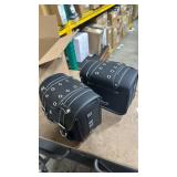 Xinpinzhou Motorcycle Saddlebags, Scooter Powersports Leather Saddle Bags Motorcycles, Softail Universal Throw Over Sportster Saddlebags 10.24x4.72x8.66 inches
