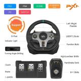 PXN V9 Gaming Steering Wheel, 270/900 Degree with Pedals and Shifter for Xbox One, Xbox Series S/X,PC, PS4, PS3, Switch