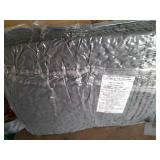 WhatsBedding Japanese Floor Mattress Futon Mattress 3\" Grey Tatami Mat Shredded Memory Foam Filled Sleeping Pad, Foldable & Portable Roll Up Lounger Camping Bed for Kids and Adult,Twin Size 39\"x 80\
