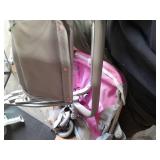 Badger Basket Voyage Twin Carriage Doll Stroller for 18 to 20-Inch Dolls with Rotating Pram Handle and Storage Features â Perfect for Little Mommies on The Go!