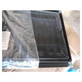 16\"*22\" Gable Vent,Aluminum Alloy Wall Vent Shed Vents,with Removable Strainer and 180 Degree Opening Angle.Ideal for Attic,Shed,Garage,Play House,Coop.[Inside Dimensions:13.3\"w X 19.6\"h]-Black 1 