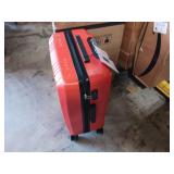 Coolife Luggage Suitcase PC+ABS with TSA Lock Spinner Carry on Hardshell Lightweight 20in 24in 28in(orange, M(24IN))